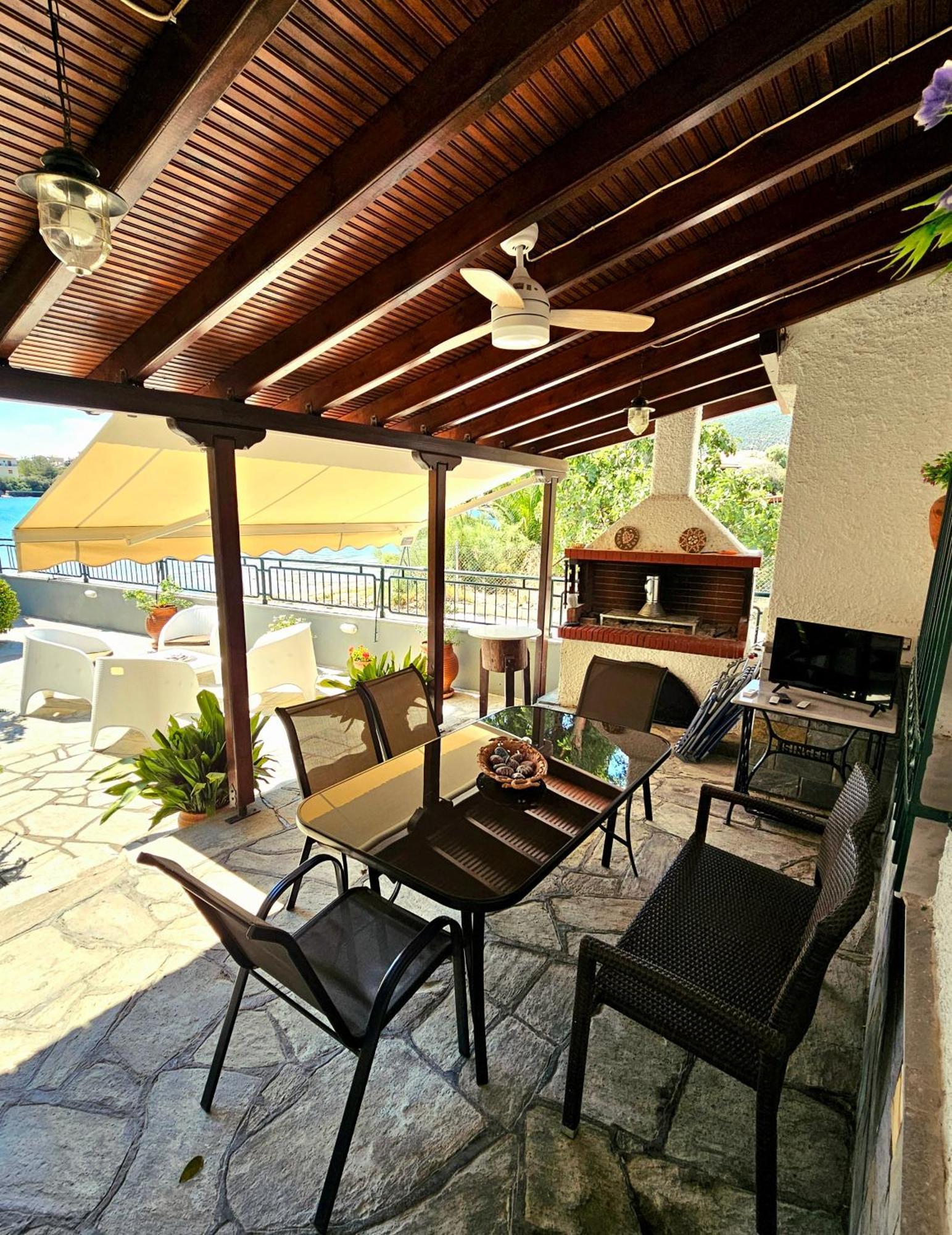 Polianthi Seaside House Villa Marathos  Exterior foto