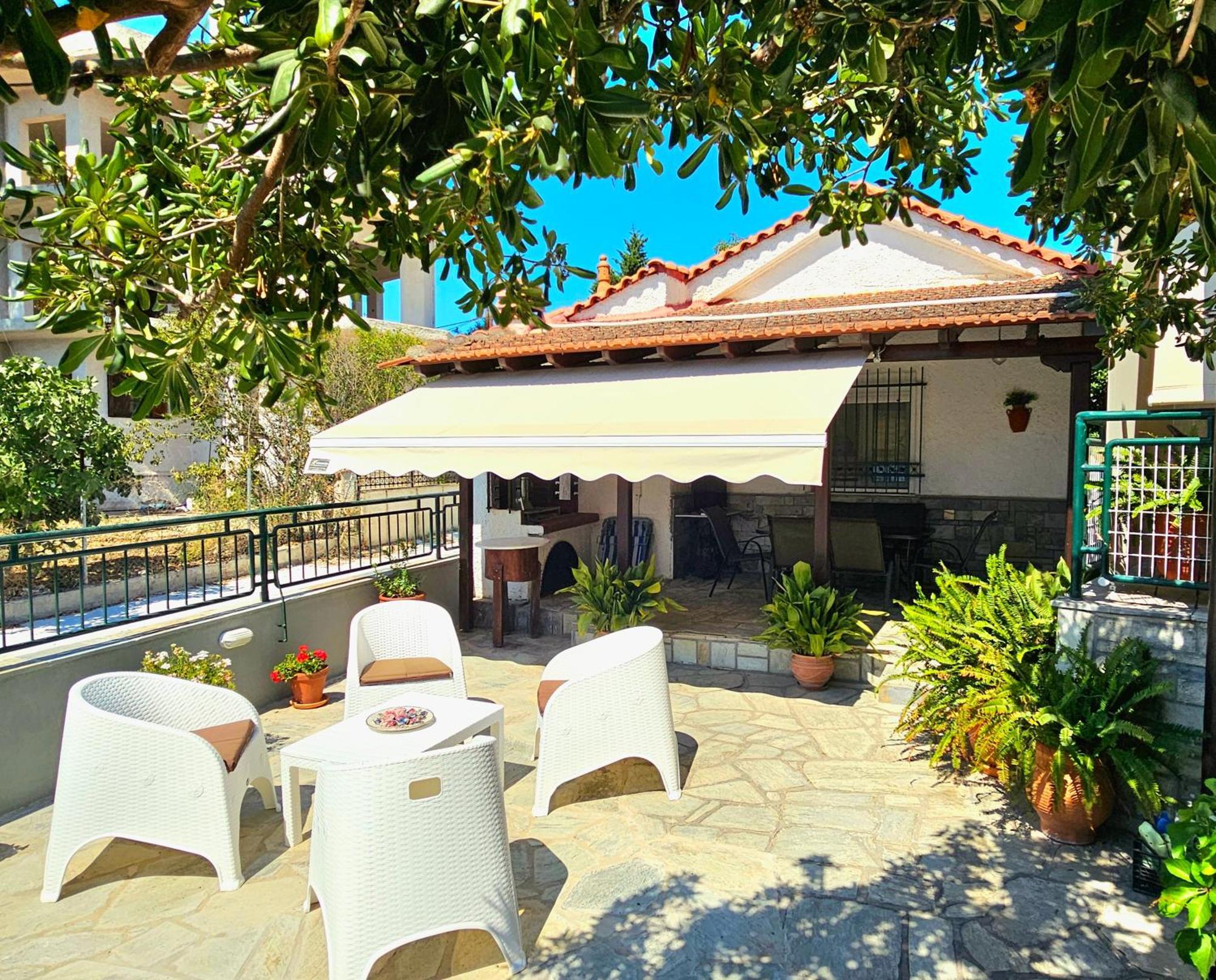 Polianthi Seaside House Villa Marathos  Exterior foto